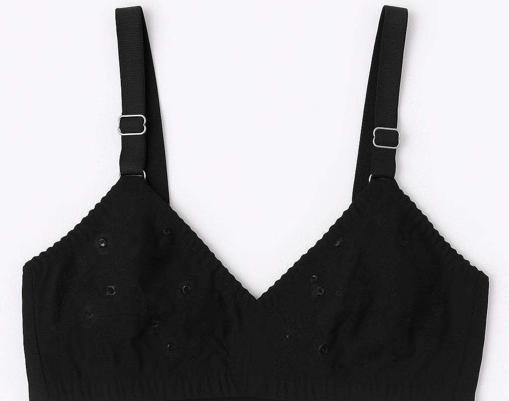 Pack of 3 Cotton Sada Bra  – Mehroon, Black & Skin Color