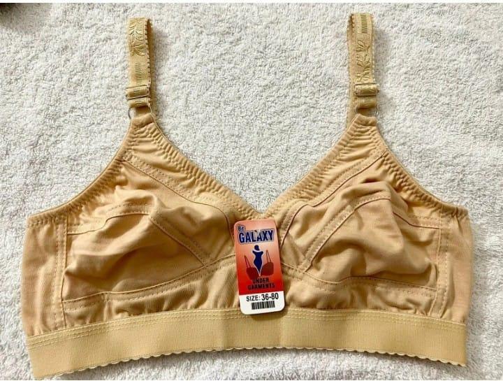 Plain Non-Padded Cotton Bra